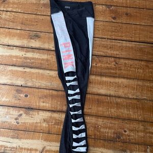PINK Victoria Secret Leggings w/cut out details - so cool